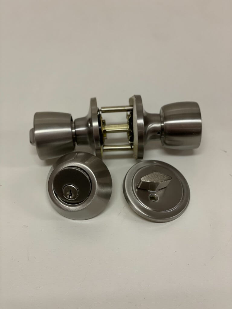 Double Bore Lock Set / Keyed to match