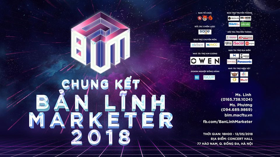 Chung Kết Bản Lĩnh Marketer 2018 - Tên Tôi Là