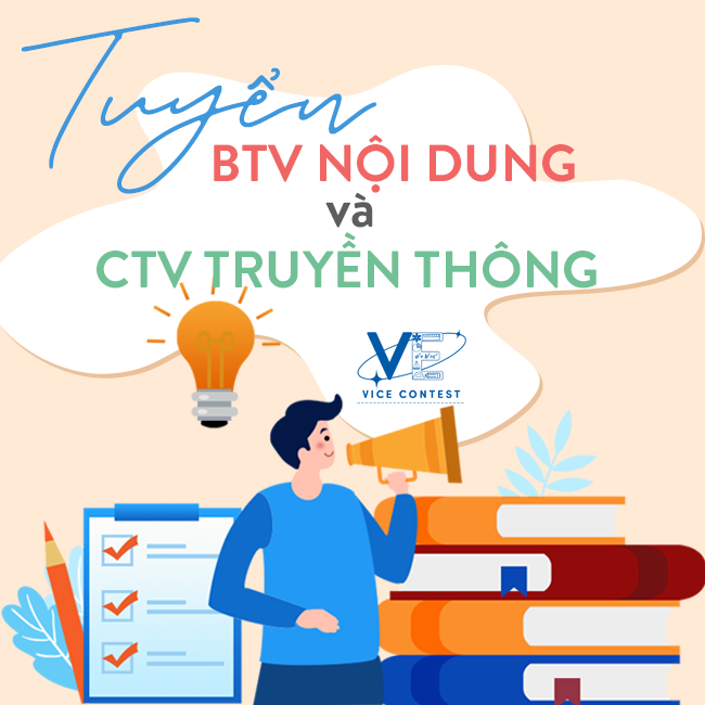 MỞ ĐƠN ĐĂNG KÍ TRỞ THÀNH BIÊN TẬP VIÊN BAN NỘI DUNG VÀ BAN TRUYỀN THÔNG!