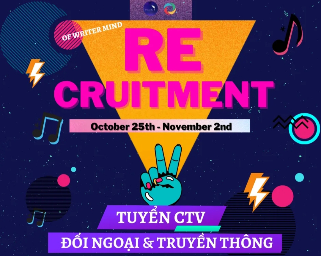 ❌CHÍNH THỨC MỞ ĐƠN TUYỂN CTV BAN ĐỐI NGOẠI & BAN TRUYỀN THÔNG ❌