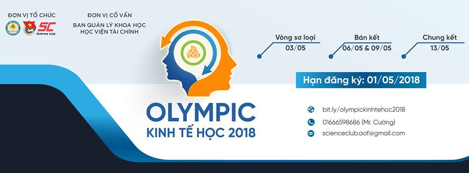 OLYMPIC KINH TẾ HỌC 2018 – Dám thay đổi, taọ bước ngoặt.