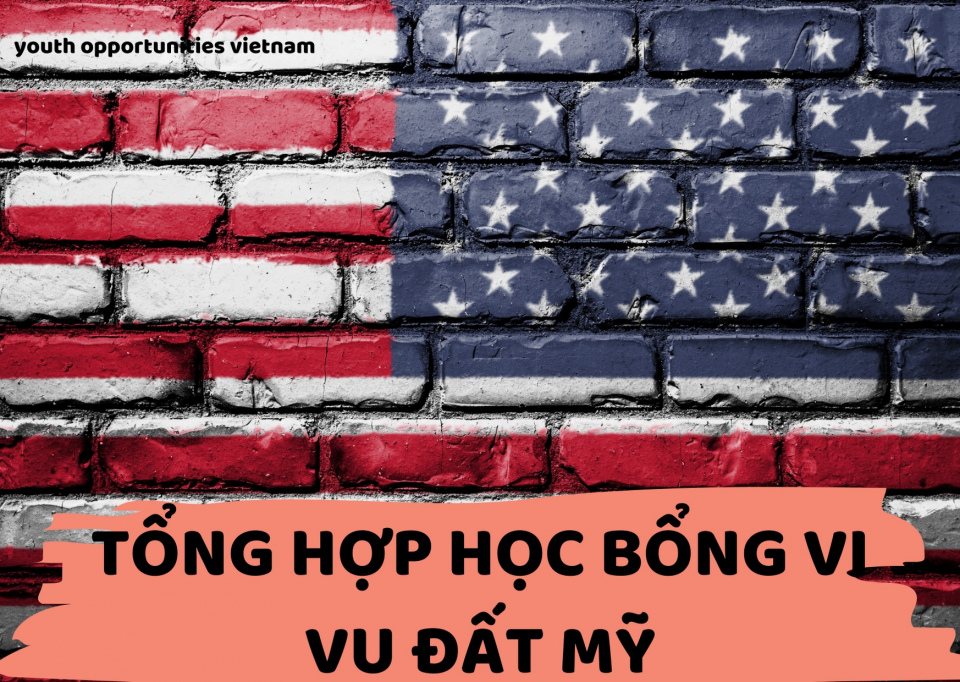 TỔNG HỢP HỌC BỔNG VI VU ĐẤT MỸ ĐANG MỞ