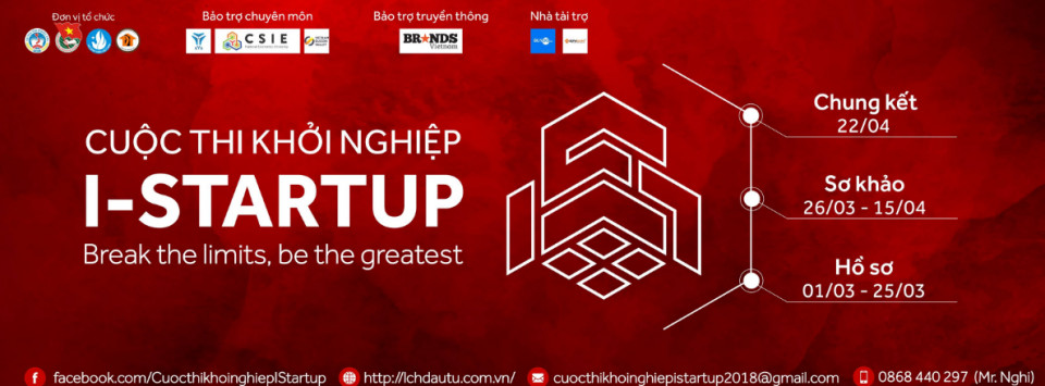 CUỘC THI “KHỞI NGHIỆP I-STARTUP 2018”