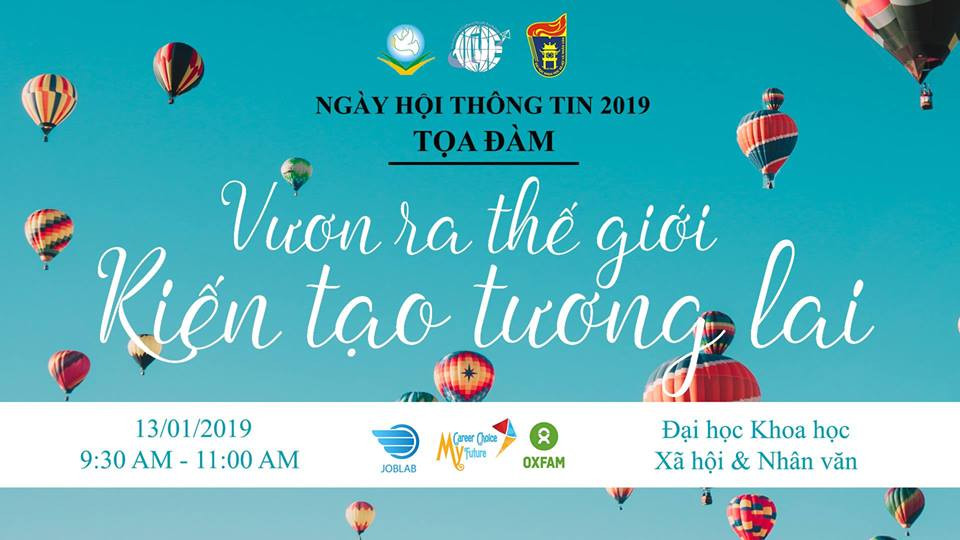 [TỌA ĐÀM VỀ NGHỀ NGHIỆP “VƯƠN RA THẾ GIỚI - KIẾN TẠO TƯƠNG LAI”]