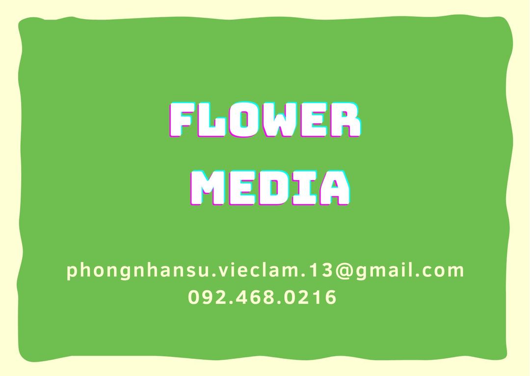 [HCM] CÔNG TY TNHH FLOWER MEDIA TUYỂN DỤNG NHÂN SỰ