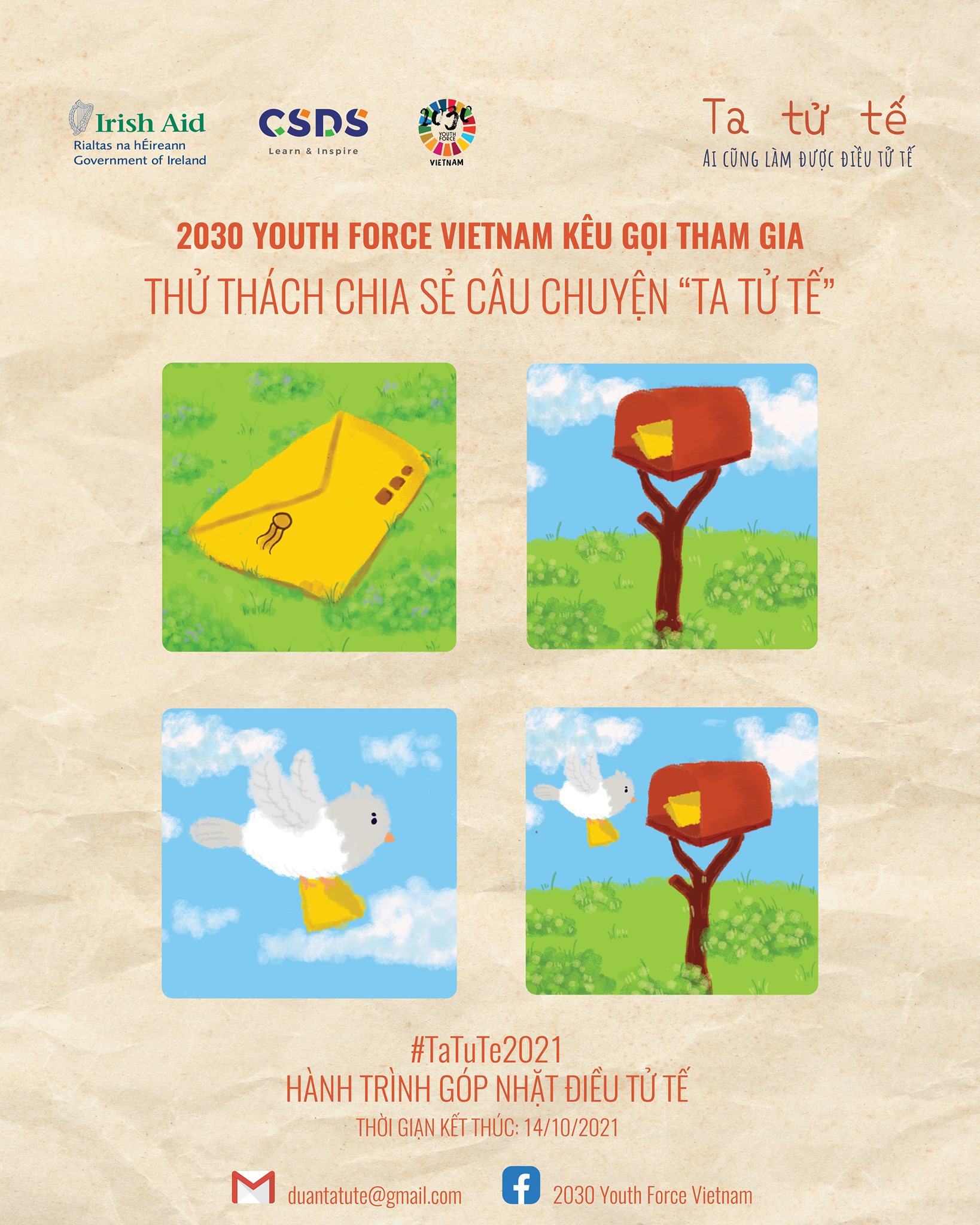 [ONLINE] Thử Thách Chia Sẻ Câu Chuyện “Ta Tử Tế” Cùng 2030 Youth Force Vietnam