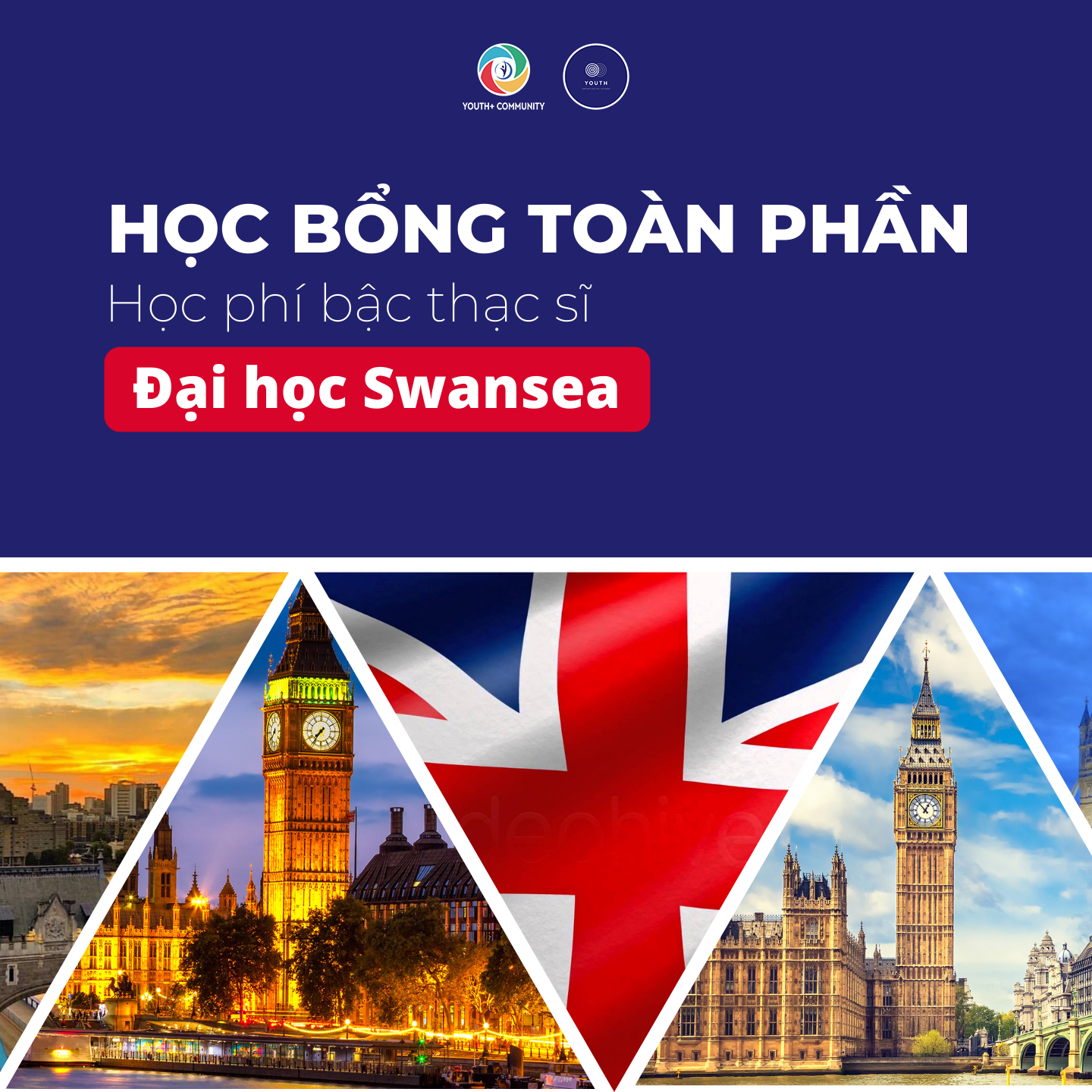 ❌[UK] - Học Bổng Toàn Phần Học Phí Bậc Thạc Sĩ Tại Đại Học Swansea❌