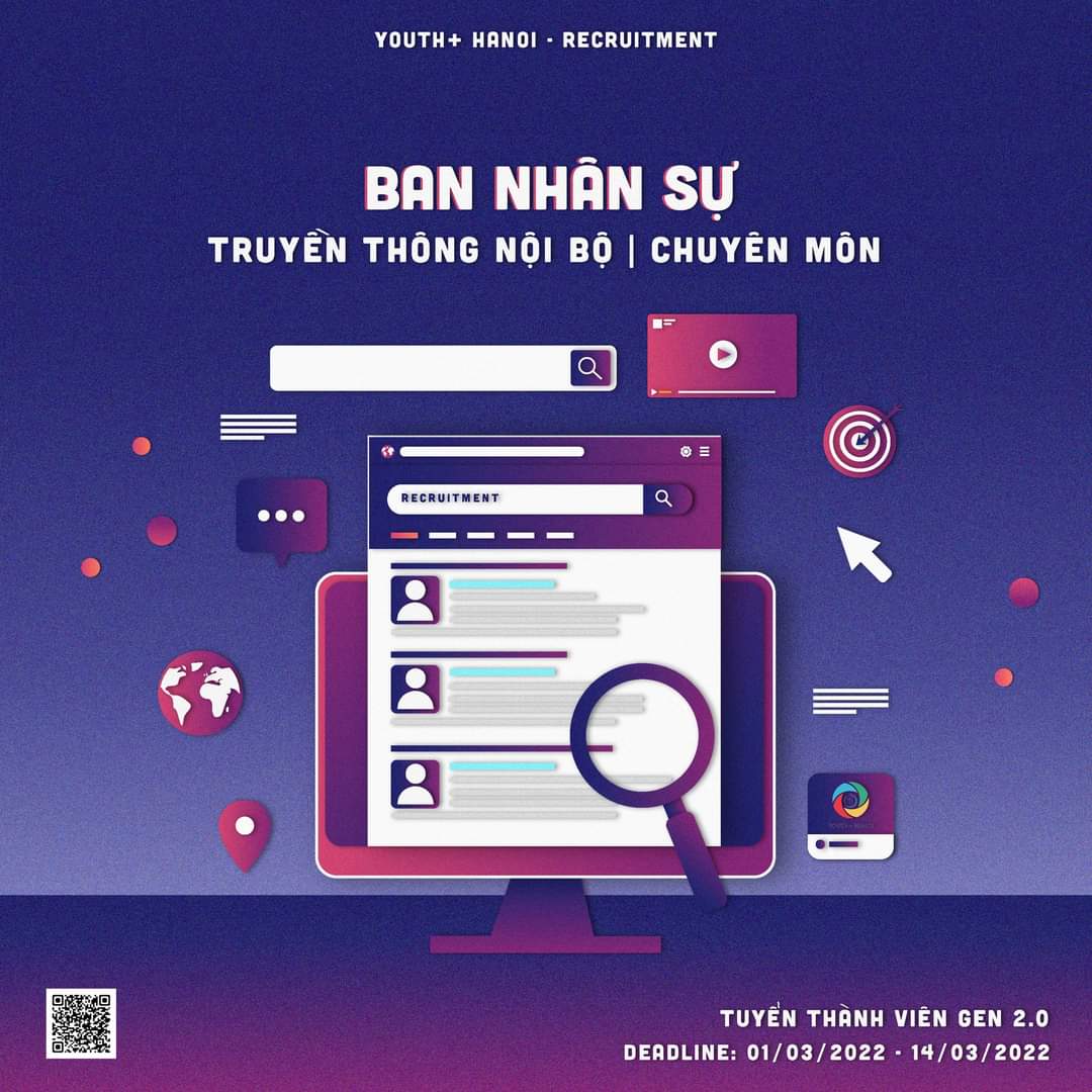 [BAN NHÂN SỰ | YÊU ĐƯƠNG KHÓ QUÁ THÌ CHẠY VỀ APPLY VÀO YOUTH+ HANOI]