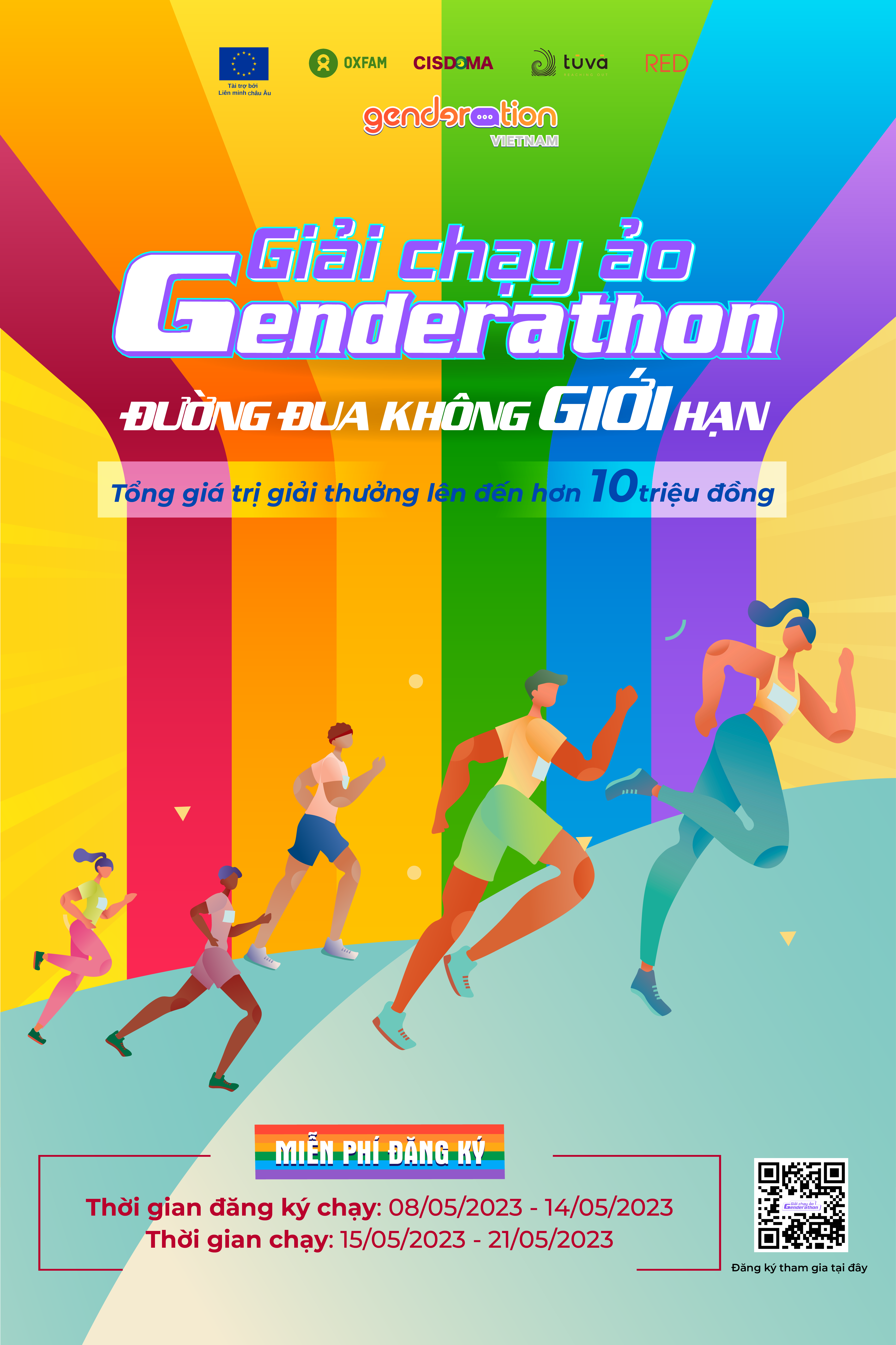 Giải chạy ảo Genderathon 2023 - Đường đua không GIỚI hạn