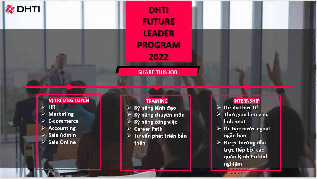 🔥 DHTI FUTURE LEADER PROGRAM 2022: CHƯƠNG TRÌNH TÌM KIẾM LEADER TÀI NĂNG TƯƠNG LAI  🔥