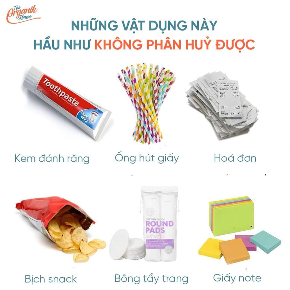 Những vật dụng này hầu như không thể tái chế