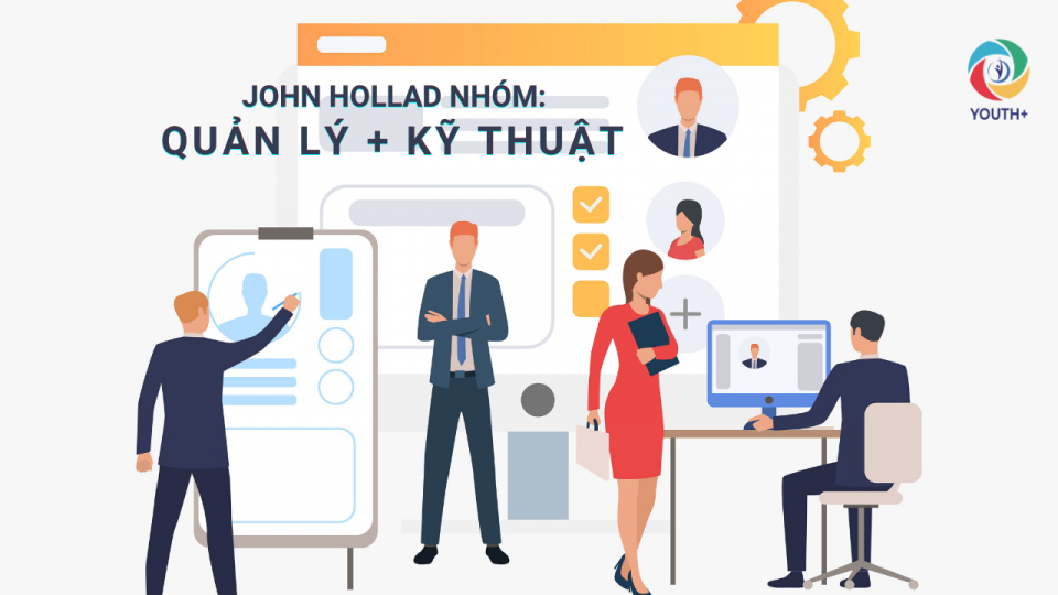 Hướng nghiệp nhóm Quản lý và nhóm Kỹ thuật theo trắc nghiệm John Holland