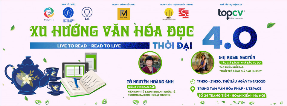 WORKSHOP SÁCH XU HƯỚNG VĂN HOÁ ĐỌC TRONG THỜI ĐẠI 4.0