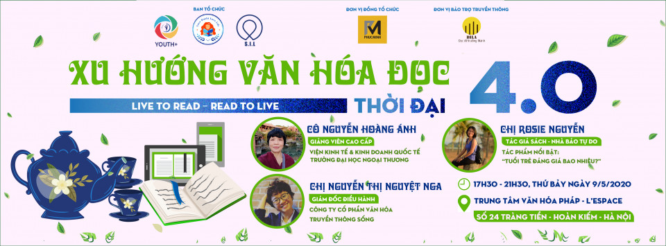 WORKSHOP XU HƯỚNG VĂN HOÁ ĐỌC TRONG THỜI ĐẠI 4.0