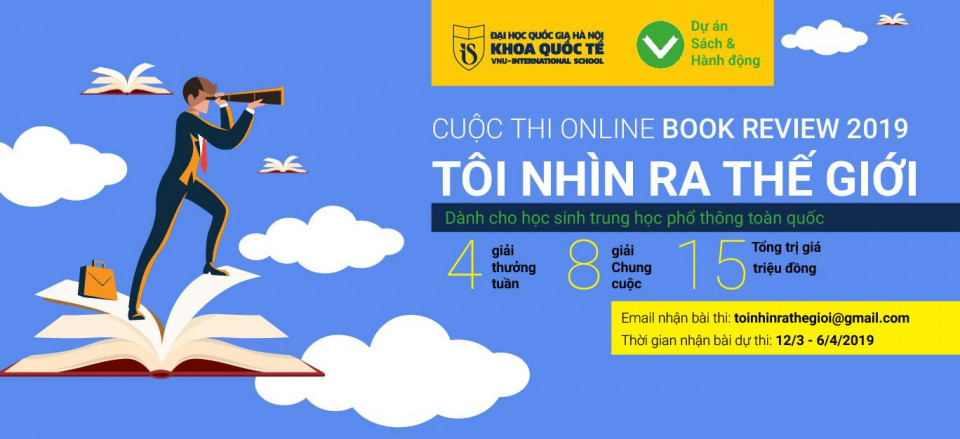 CUỘC THI  ONLINE BOOKS REVIEW 2019 ‘TÔI NHÌN RA THẾ GIỚI’