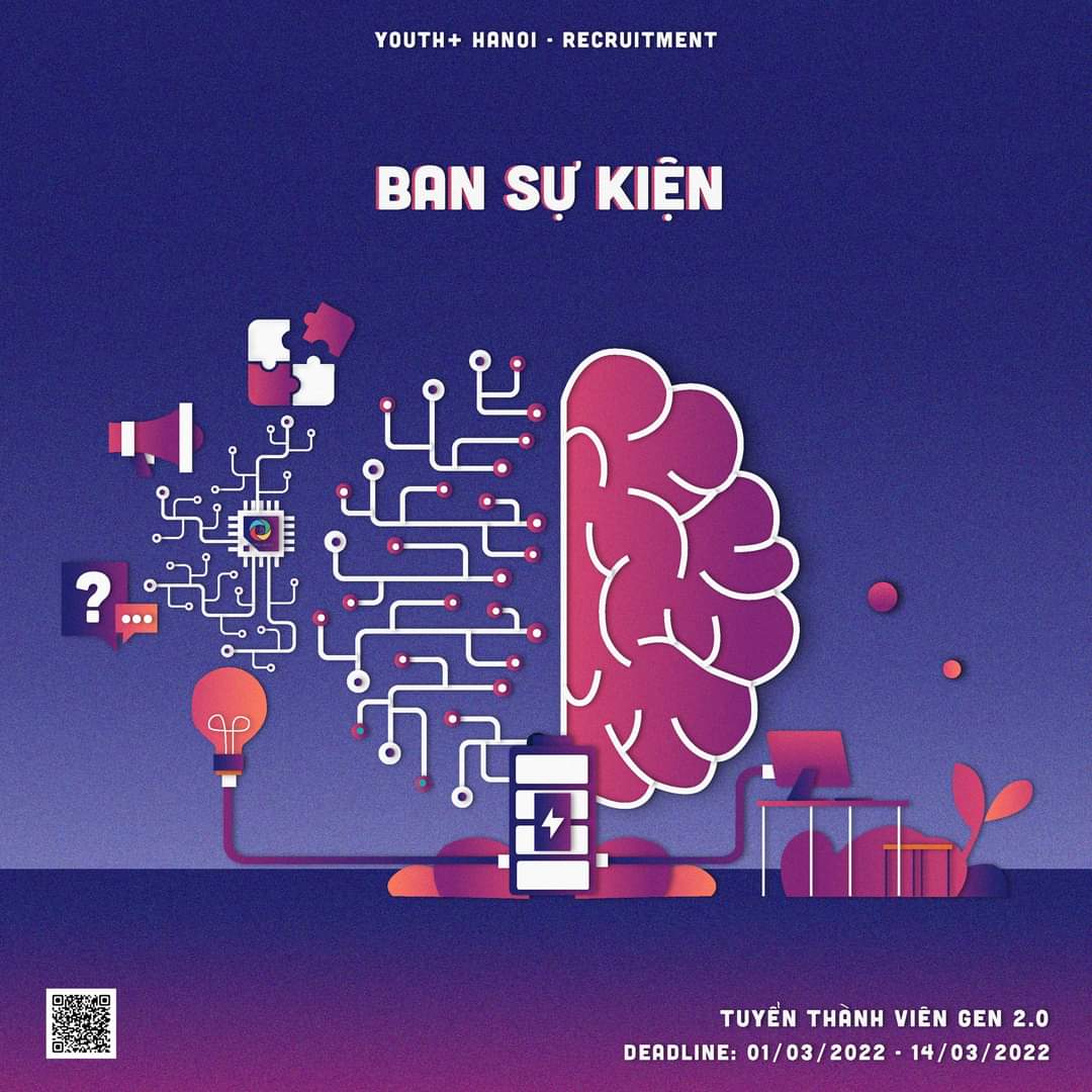 [BAN SỰ KIỆN | YÊU ĐƯƠNG KHÓ QUÁ THÌ CHẠY VỀ APPLY VÀO YOUTH+ HANOI]