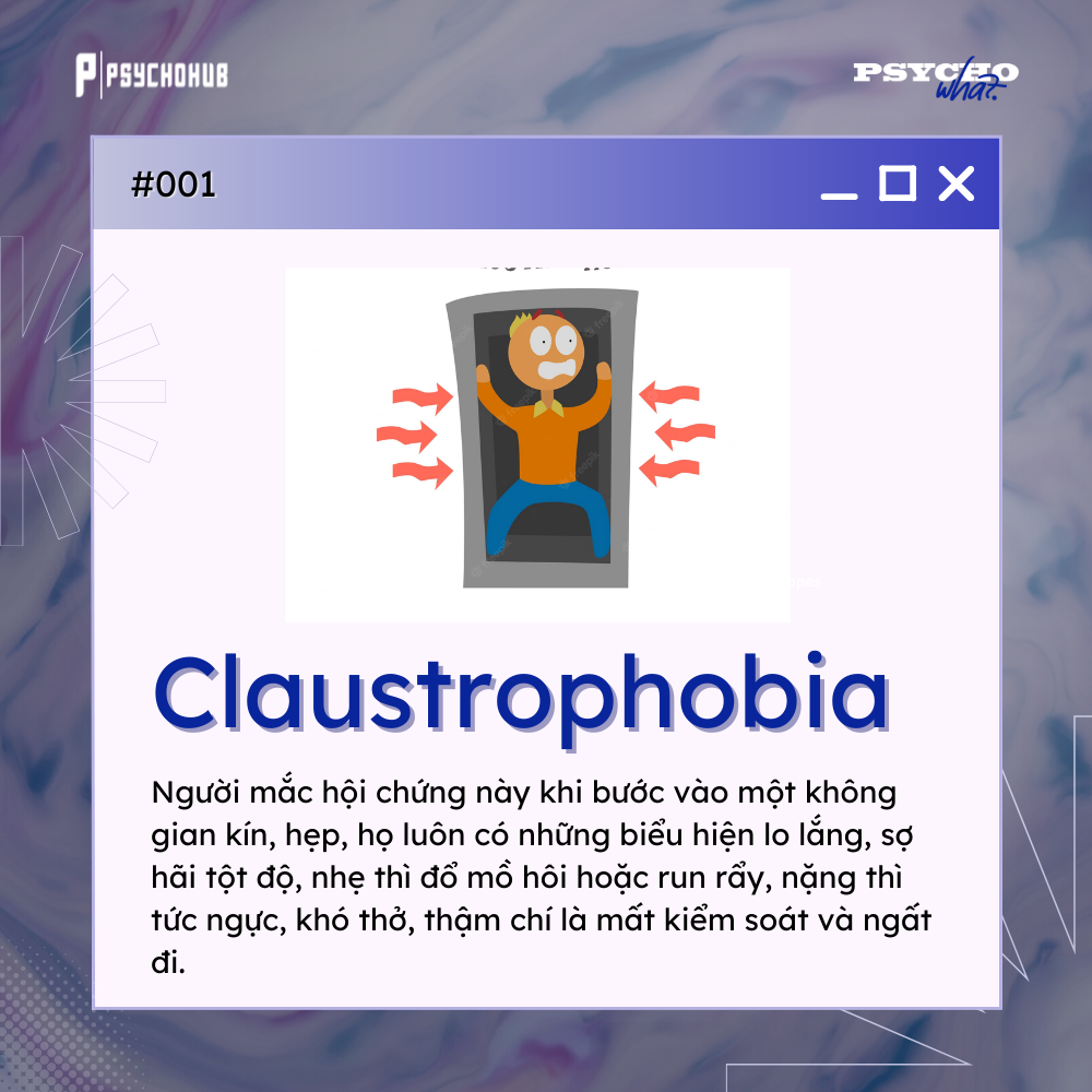 [PSYCHOHUB] CLAUSTROPHOBIA: SỢ HÃI KHÔNG GIAN HẸP