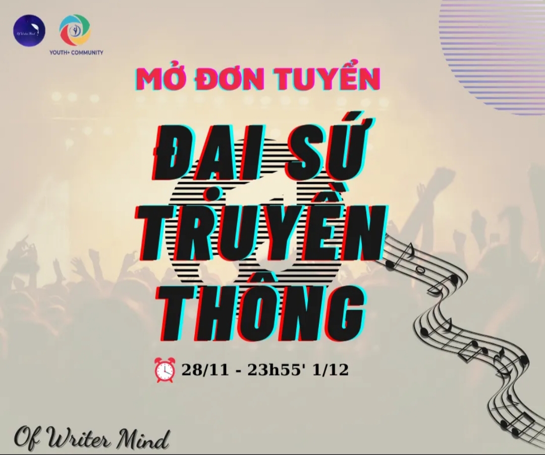 OF WRITER MIND CHÍNH THỨC MỞ ĐƠN TUYỂN ĐẠI SỨ TRUYỀN THÔNG