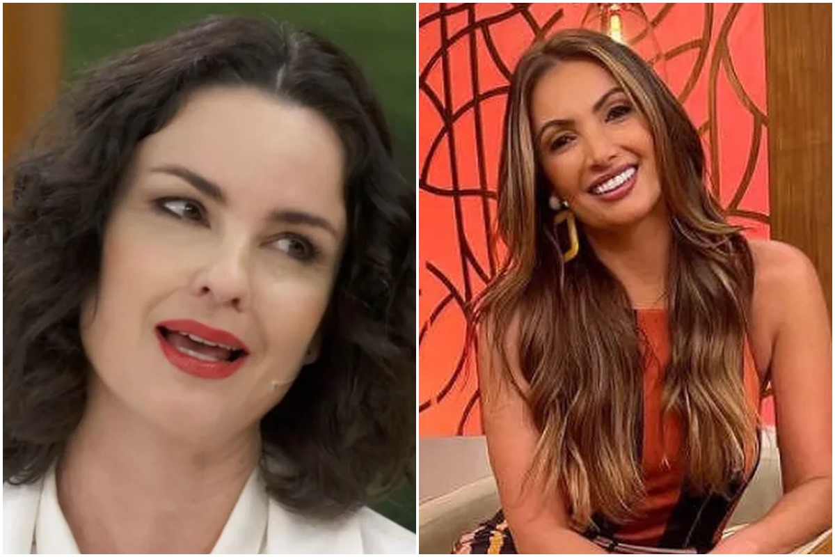 Carolina Kasting corrige Patrícia Poeta ao vivo
