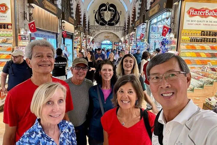 Group selfie, Istanbul Grand Bazaar, Turkey.