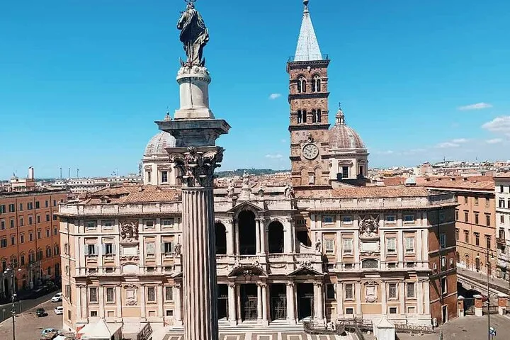 Santa Maria Maggiore Basilica and column, Rome.