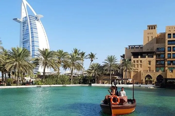 Dubai boat ride at Madinat Jumeirah.