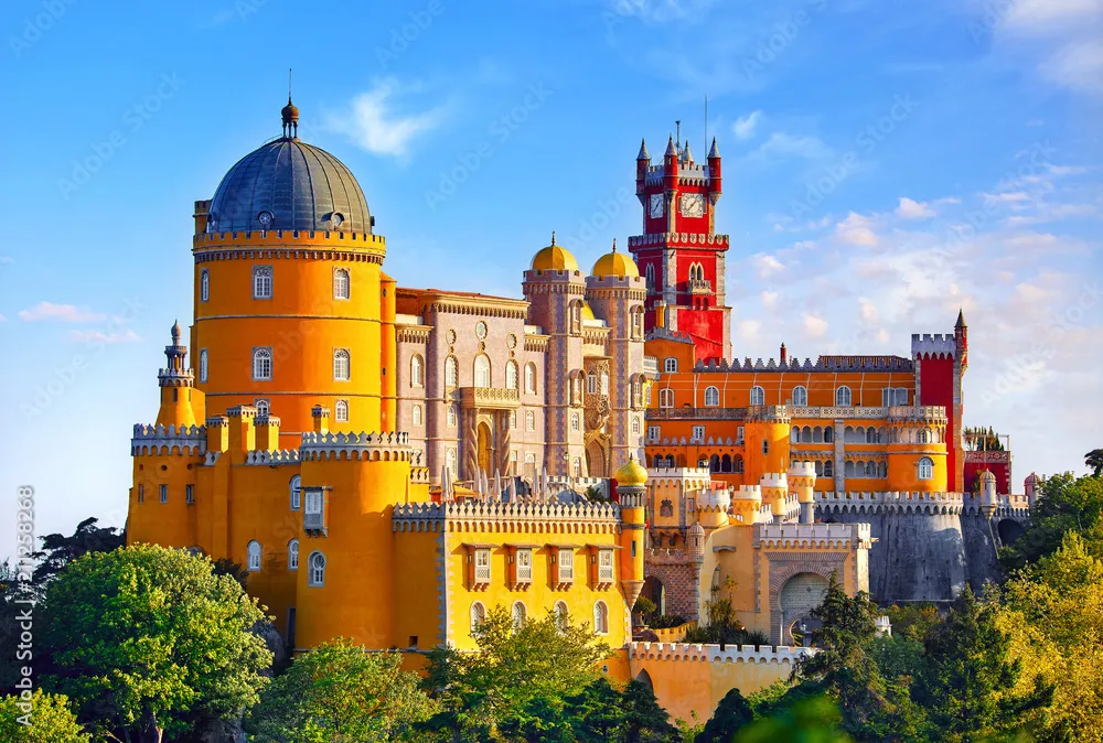 Pena Palace Sintra Portugal colorful castle
