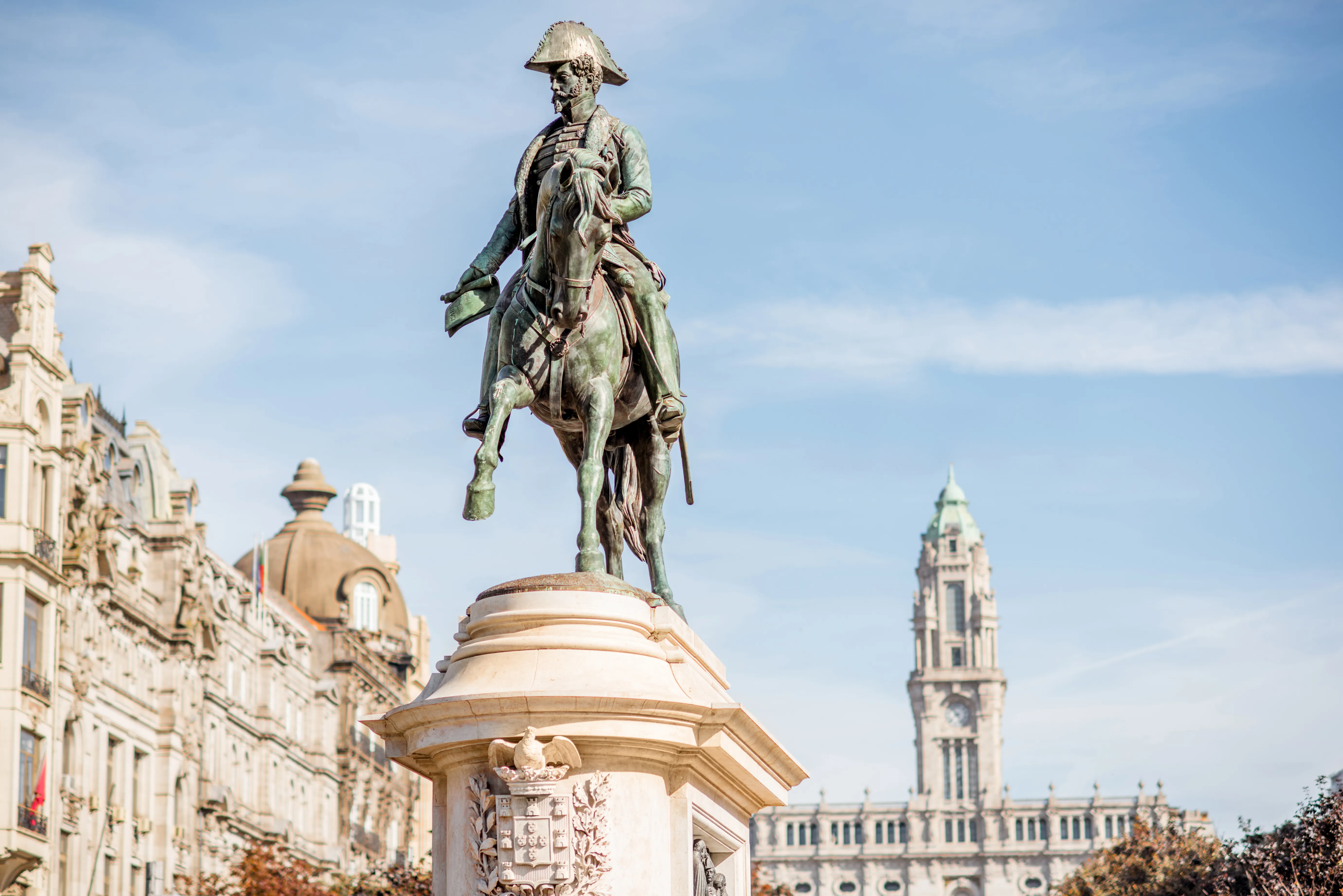Equestrian statue of King Peter IV, Porto.
