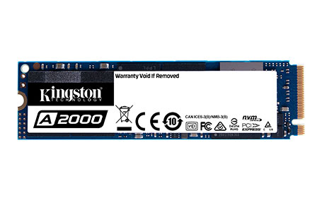 Kingston A2000 256GB NVMe PCIe SSD