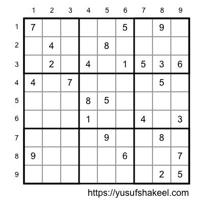 Crafting a Simple Sudoku Solver. The topic of this blog post is