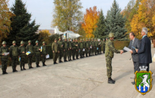 Чергова група співробітників НАЕК «Енергоатом» успішно пройшла навчання військовій справі