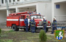 Виїдзні навчання 25 державної пожежно-рятувальної частини м.Южноукраїнська на базі КЗ «ЮМЛ»