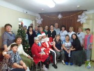Відпочиваючих відділення оздоровчо – реабілітаційних послуг привітали з наступаючими новорічними та різдвяними святами