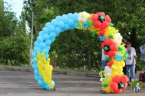 У парковій зоні міста було створено фотозону до Дня вишиванки