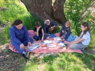 Читання на природі «Буду я природі другом». Панкратівський бібліотечний пункт