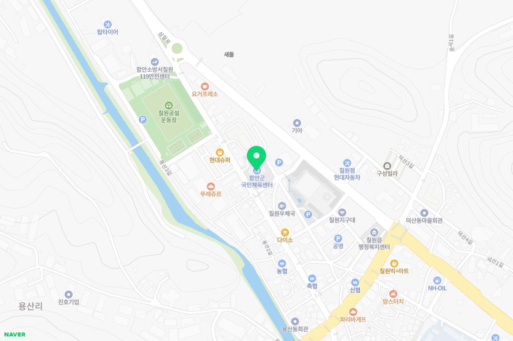 함안국민체육센터(함안군국민체육센터) 지도 이미지
