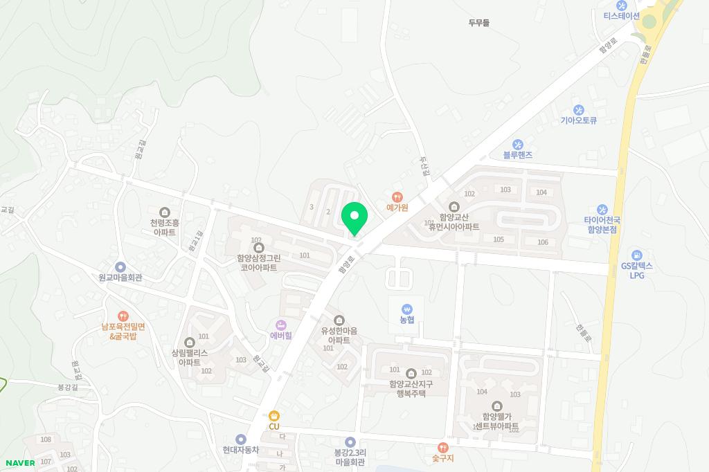 금강체육관 지도 이미지
