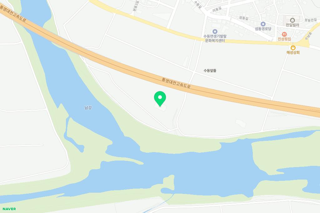 수동생활체육관 지도 이미지