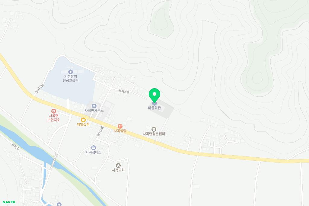 사곡면국민체육센터 지도 이미지