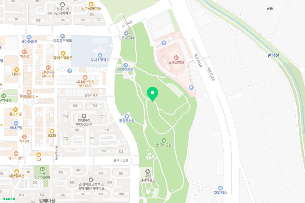 은구비 유아숲체험원 지도 이미지