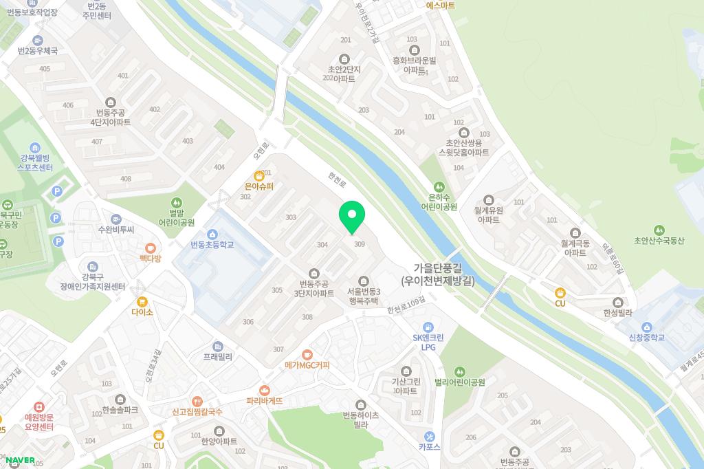 번3동 공동육아나눔터 지도 이미지