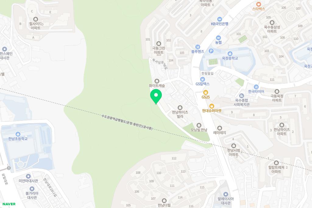 매봉산 유아숲체험원 지도 이미지
