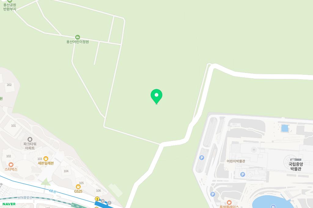 용산 유아숲체험원 지도 이미지