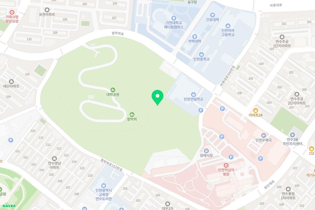 대학공원 유아숲체험원 지도 이미지