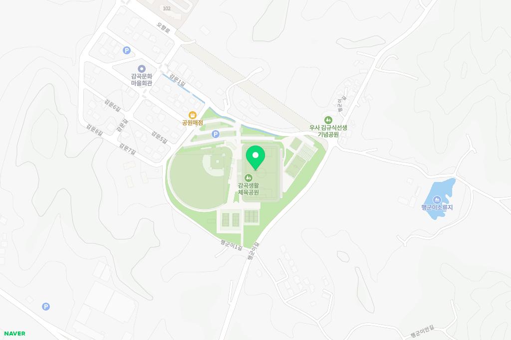감곡생활체육공원 지도 이미지