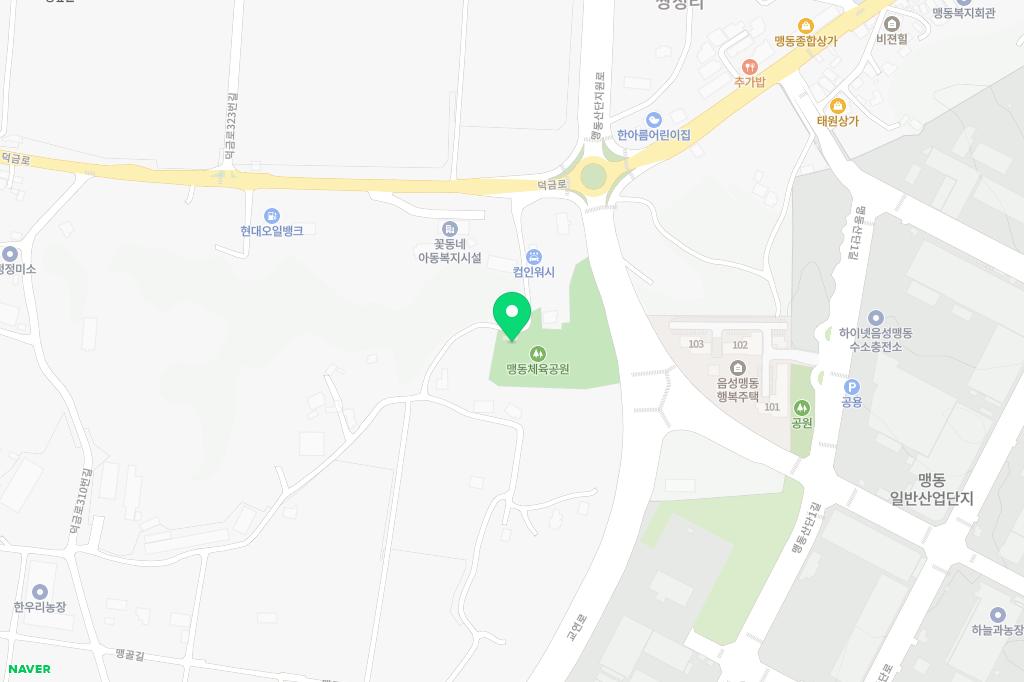맹동소규모생활체육공원 지도 이미지