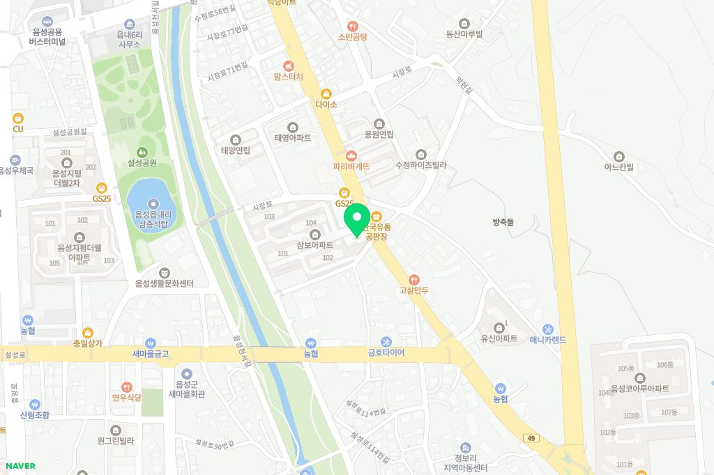 최강한양대 체육관 지도 이미지
