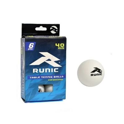 PVC PING PONG BALLS - 6 X SET