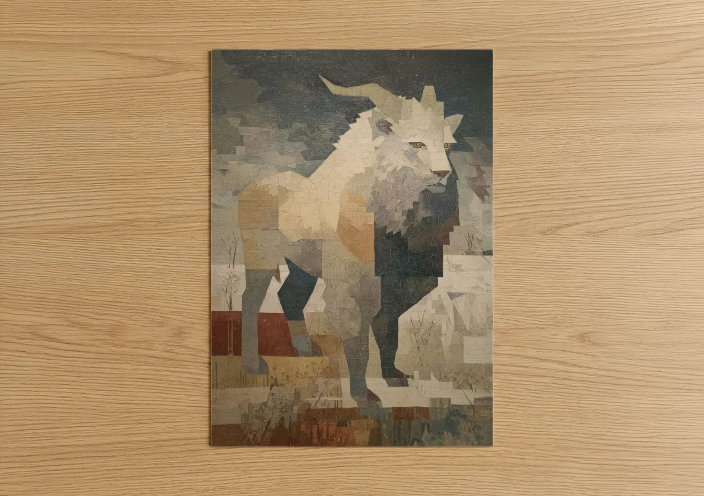 Arctic Chimera Geometric Abstract Wall Art