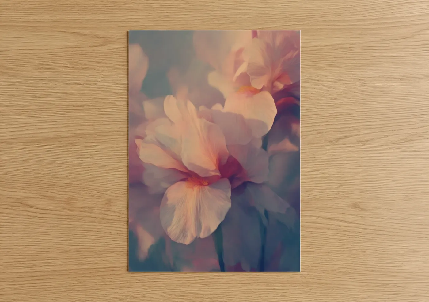 Blush Orchid Soft Floral Watercolor Wall Art